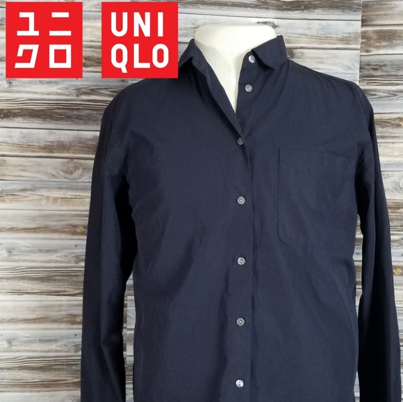 Uniqlo Other - Uniqlo Men's Small Navy Dress Shirt